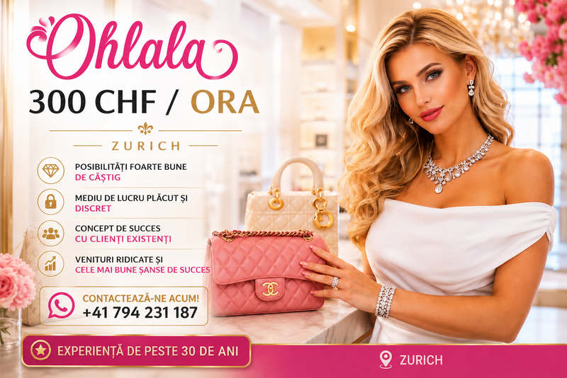 Studio Ohlala in Zurich/ Elvetia, 300 CHF/ ora